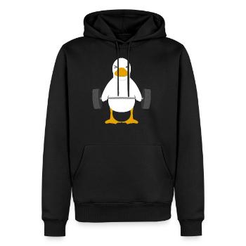 Weightlifting - Männer Premium Bio Hoodie - Schwarz - Vorne - Nico (187cm)