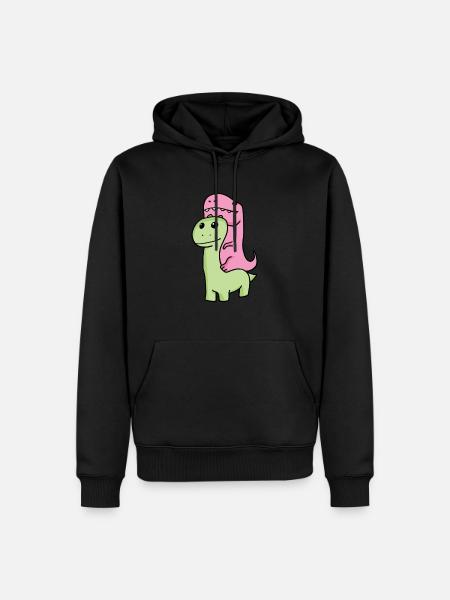 Dinosaurs for children - Men’s Premium Organic Hoodie - black