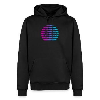 Gamer Gamer Gamer Gamer Team Duo Console cadeau - Sweat à capuche Premium bio Homme - noir - Devant - Nico (187cm)