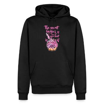 Baking as a passion baker or hobby baker - Men’s Premium Organic Hoodie - black - Front - Nico (187cm)