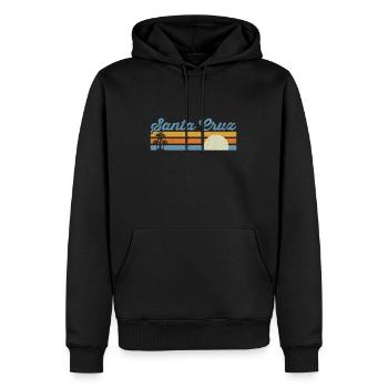 Santa Cruz - Sweat à capuche Premium bio Homme - noir - Devant - Nico (187cm)