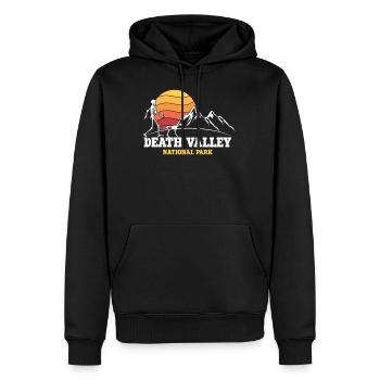 Death Valley Nationalpark - Männer Premium Bio Hoodie - Schwarz - Vorne - Nico (187cm)