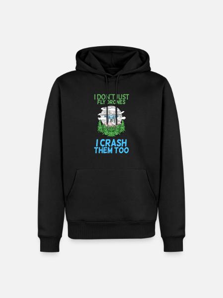 drone - Men’s Premium Organic Hoodie - black