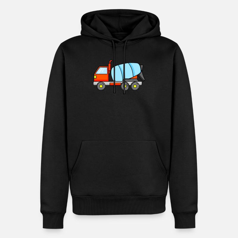 Construction construction construction - Sweat à capuche Premium bio Homme - noir