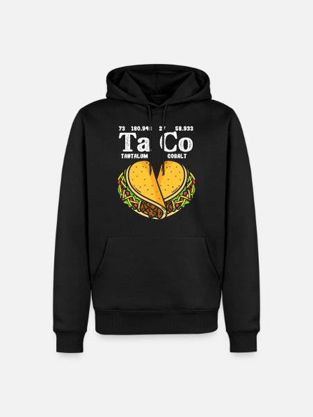 science - Men’s Premium Organic Hoodie - black