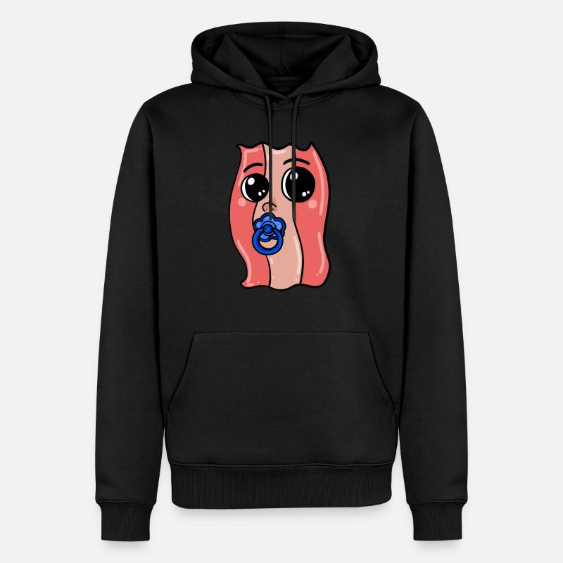 Bébé Bacon - Bacon - Sweat à capuche Premium bio Homme - noir