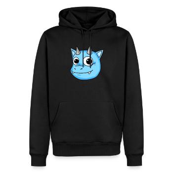 Bébé Dragon - Sweat à capuche Premium bio Homme - noir - Devant - Nico (187cm)