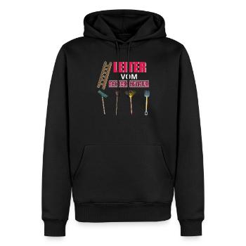 Leiter Vom Rechenzentrum Gartenarbeit Gärtner - Männer Premium Bio Hoodie - Schwarz - Vorne - Nico (187cm)