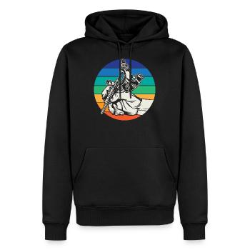 Vintage Tattoo Stift Tattoo Künstler - Männer Premium Bio Hoodie - Schwarz - Vorne - Nico (187cm)