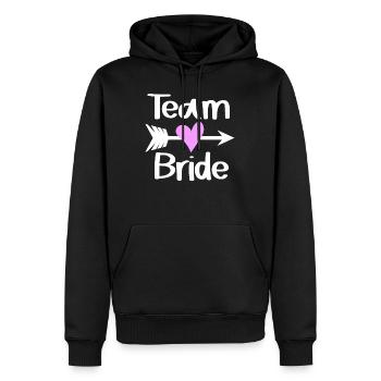 Team Braut - Männer Premium Bio Hoodie - Schwarz - Vorne - Nico (187cm)