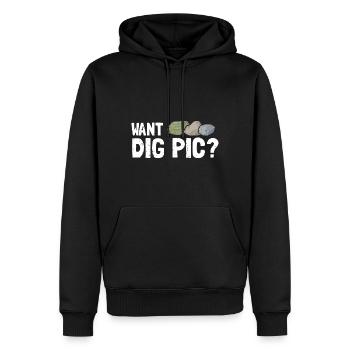 Mineraliensammler und Erze Mineralien Fan - Männer Premium Bio Hoodie - Schwarz - Vorne - Nico (187cm)