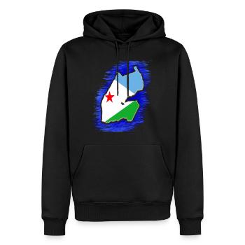 Dschibuti Dschibuti Djibouti Urlaub Geschenk - Männer Premium Bio Hoodie - Schwarz - Vorne - Nico (187cm)