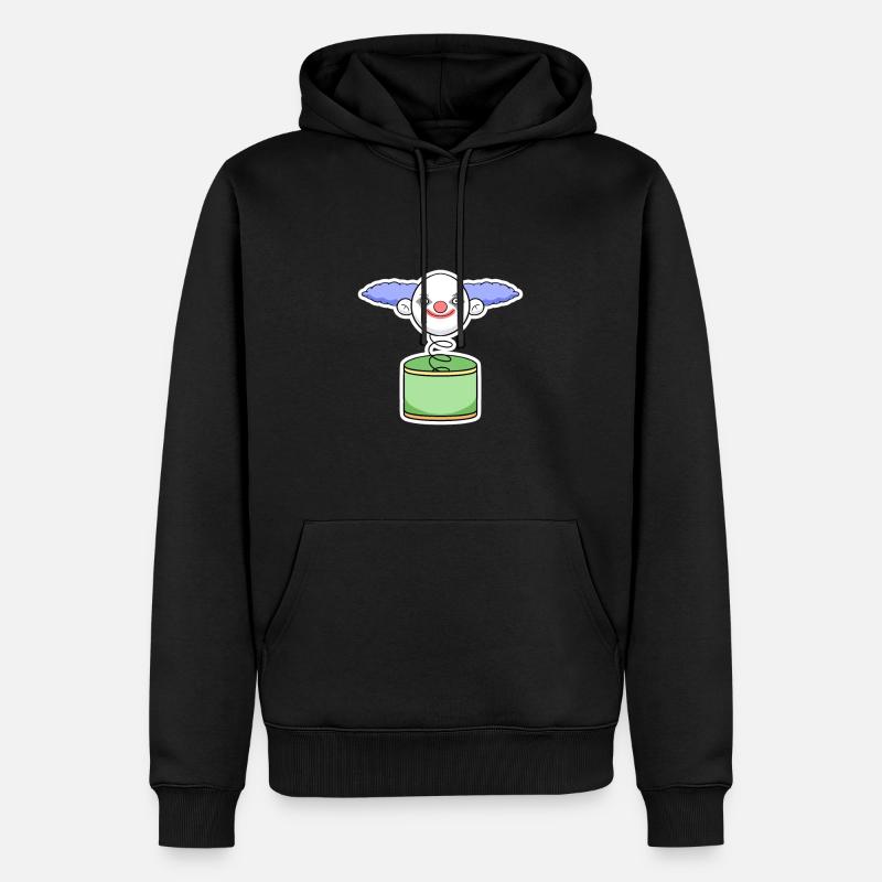pitre - Sweat à capuche Premium bio Homme - noir