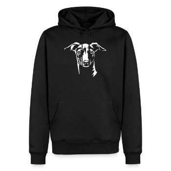 Italian wind chime head "Black Edition" - Men’s Premium Organic Hoodie - black - Front - Nico (187cm)