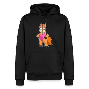 Lunettes de soleil pour chevaux - Sweat à capuche Premium bio Homme - noir - Devant - Nico (187cm)