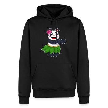 Panda Ballerina Ballett Tanz - Männer Premium Bio Hoodie - Schwarz - Vorne - Nico (187cm)