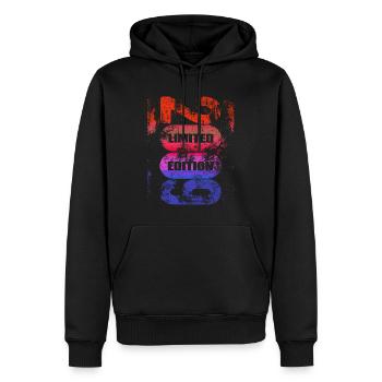 Limited Edition 2009 | Geburtstag - Jahrgang 2009 - Männer Premium Bio Hoodie - Schwarz - Vorne - Nico (187cm)