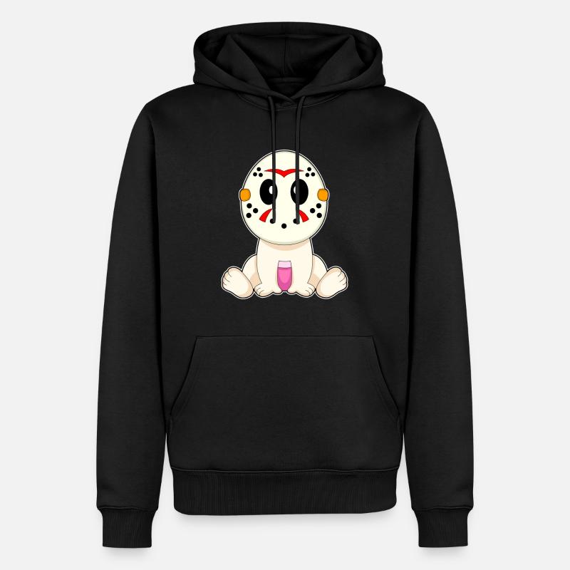 Bébé Halloween - Sweat à capuche Premium bio Homme - noir