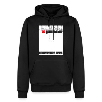 20. Geburtstag Mann Frau 20 Jahre Lustig Geschenk - Männer Premium Bio Hoodie - Schwarz - Vorne - Nico (187cm)