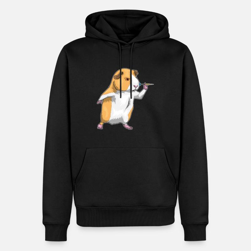Pintade Dart Dart - Sweat à capuche Premium bio Homme - noir