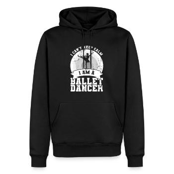 I'm a ballet dancer - Men’s Premium Organic Hoodie - black - Front - Nico (187cm)