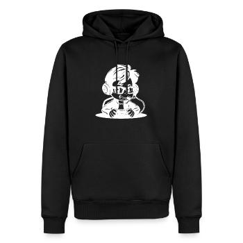 Videospiel Liebhaber Skizze - Männer Premium Bio Hoodie - Schwarz - Vorne - Nico (187cm)