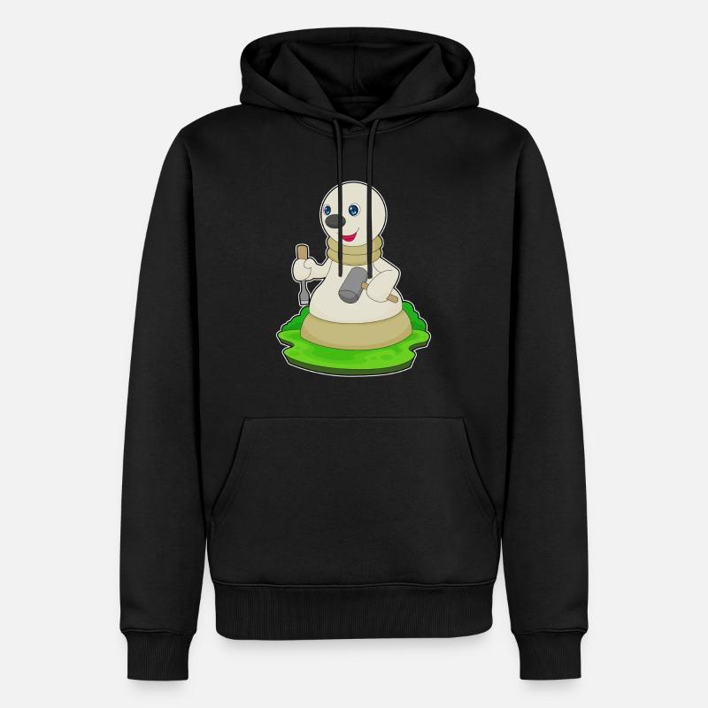 Schachfigur Bauer Schach - Männer Premium Bio Hoodie - Schwarz