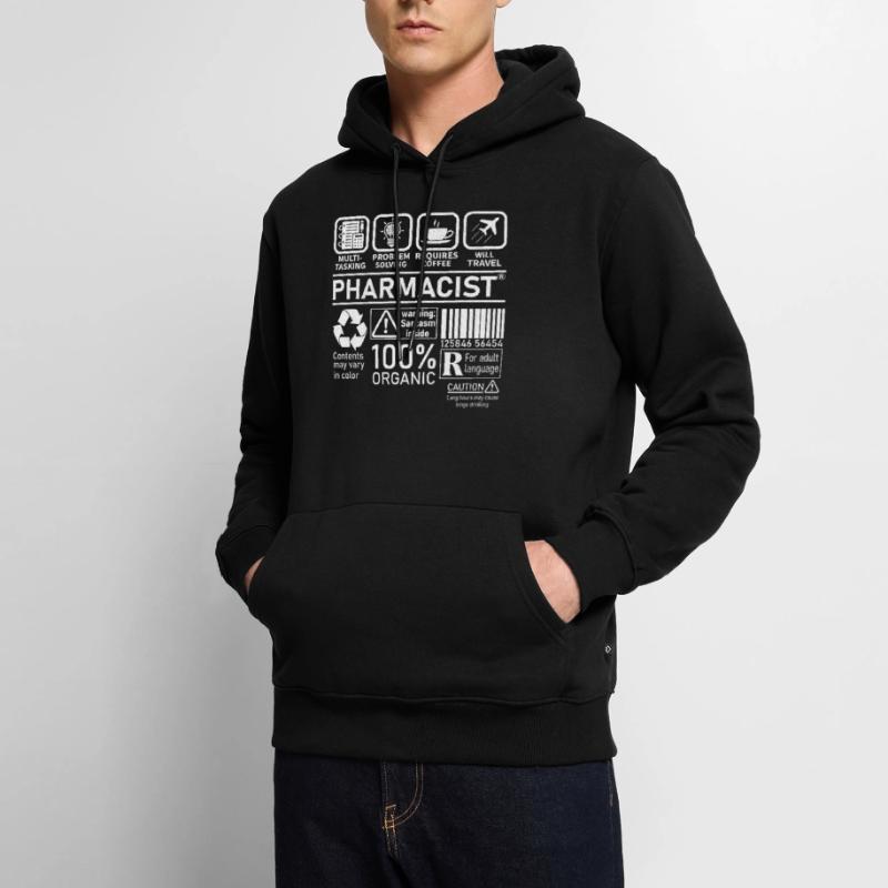 Pharmacist multi tasking problem solving Men’s Premium Organic Hoodie