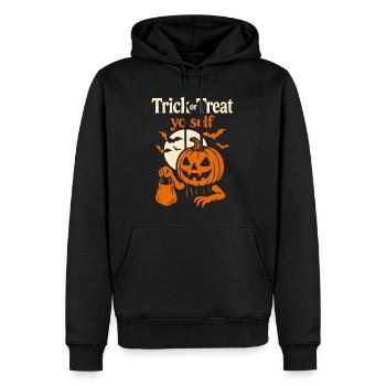 Trick Or Treat Yo Self Halloween Drôle Costume - Sweat à capuche Premium bio Homme - noir - Devant - Nico (187cm)