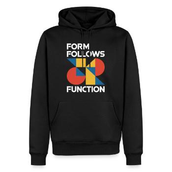 Bauhaus Architektur Architekt - Männer Premium Bio Hoodie - Schwarz - Vorne - Nico (187cm)