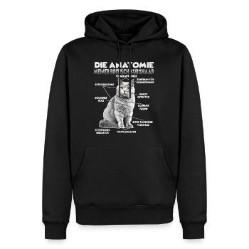 Britisch Kurzhaar Geschenk Katzenbesitzer Geschenk - Männer Premium Bio Hoodie - Schwarz - Vorne - Nico (187cm)