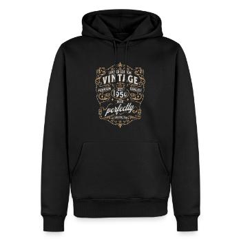 70. Geburtstag 1956 Limited Edition - Männer Premium Bio Hoodie - Schwarz - Vorne - Nico (187cm)