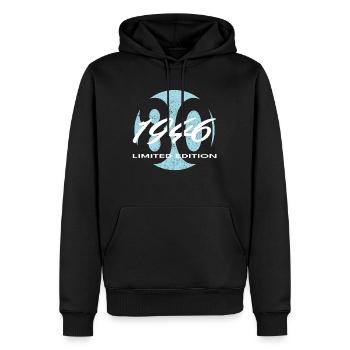 80th Birthday 1946 Gift for Men and Women - Men’s Premium Organic Hoodie - black - Front - Nico (187cm)