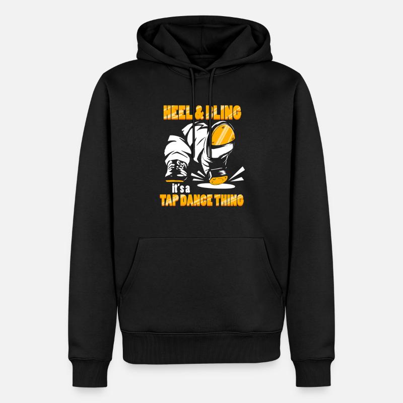 Stepptanz Stepptänzer Stepptänzerin Stepper - Männer Premium Bio Hoodie - Schwarz