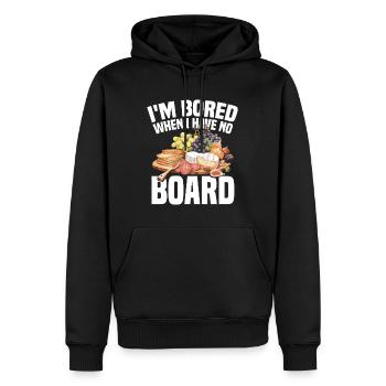 Charcuterie Lover Board mit Cover Charcuterie - Männer Premium Bio Hoodie - Schwarz - Vorne - Nico (187cm)