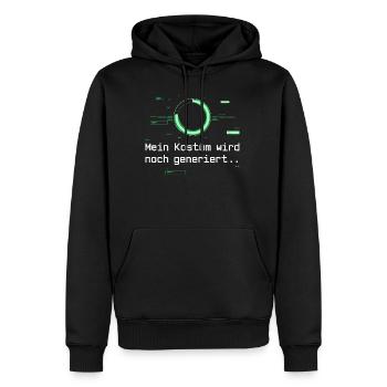 Kostüm Wird Noch Generiert Köln Karneval Fasching - Männer Premium Bio Hoodie - Schwarz - Vorne - Nico (187cm)