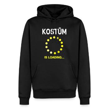 Le costume du carnaval de Fasnet est en charge - Sweat à capuche Premium bio Homme - noir - Devant - Nico (187cm)