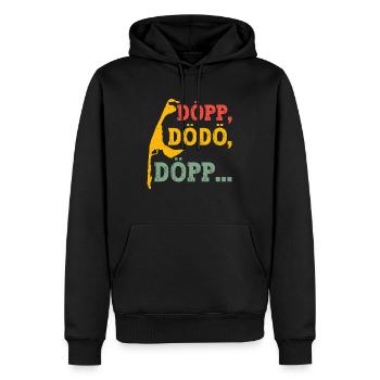 Nordsee Urlaub DÖPP DÖDÖ DÖPP ... Sylt Lustiges - Männer Premium Bio Hoodie - Schwarz - Vorne - Nico (187cm)