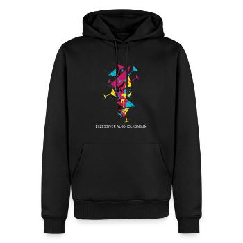 Exzessiver Alkoholkonsum Cocktail - Männer Premium Bio Hoodie - Schwarz - Vorne - Nico (187cm)