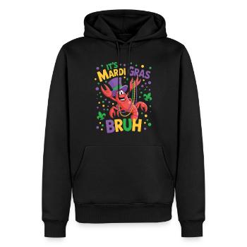 Chemise de crabe de Mardi Gras. C’est du bouillon de Mardi Gras - Sweat à capuche Premium bio Homme - noir - Devant - Nico (187cm)