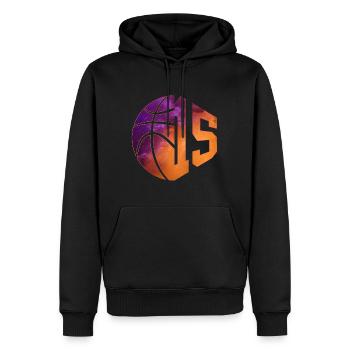 NUMMER 15 BASKETBALL 15. GEBURTSTAG - Männer Premium Bio Hoodie - Schwarz - Vorne - Nico (187cm)