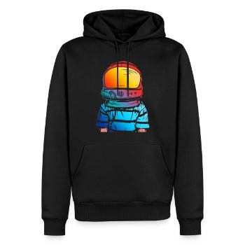 Astronaut Dream Gift for Kids - Men’s Premium Organic Hoodie - black - Front - Nico (187cm)