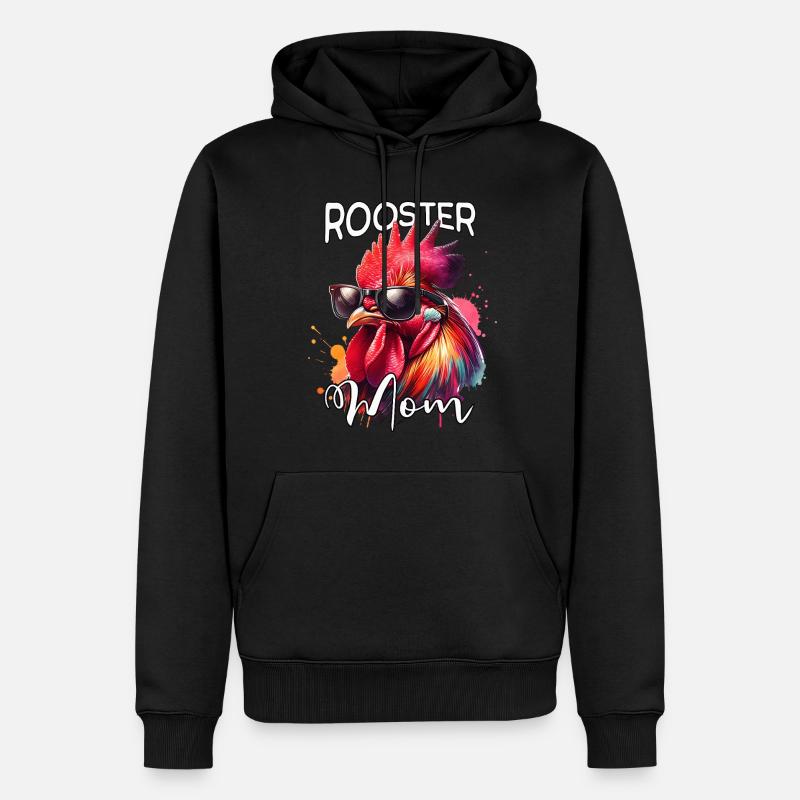 Maman - Sweat à capuche Premium bio Homme - noir