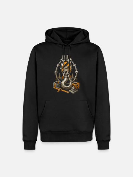 docker - Men’s Premium Organic Hoodie - black