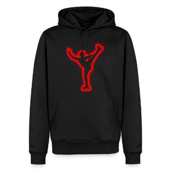 Eislaufen Eiskunstläuferin Mädchen Eiskunstlauf - Männer Premium Bio Hoodie - Schwarz - Vorne - Nico (187cm)