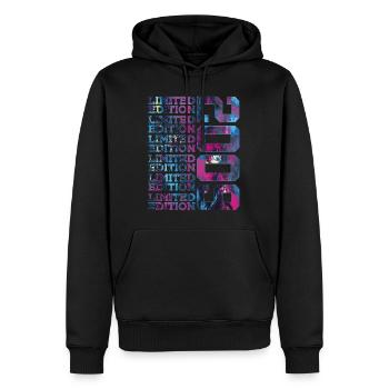 COOL 17 JAHRE LIMITED EDITION 2009 17. GEBURTSTAG - Männer Premium Bio Hoodie - Schwarz - Vorne - Nico (187cm)