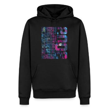 COOL 24 YEARS LIMITED EDITION 2002 24TH BIRTHDAY - Men’s Premium Organic Hoodie - black - Front - Nico (187cm)