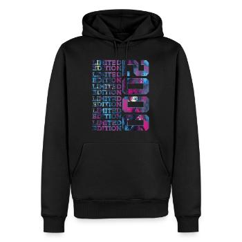 COOL 26 JAHRE LIMITED EDITION 2000 26. GEBURTSTAG - Männer Premium Bio Hoodie - Schwarz - Vorne - Nico (187cm)
