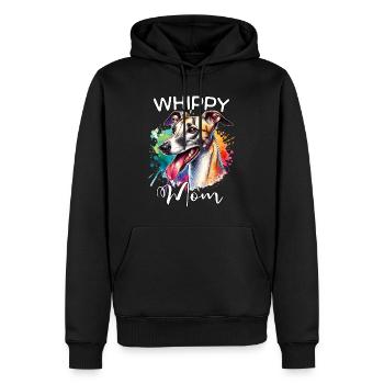 Windhund Mama - Männer Premium Bio Hoodie - Schwarz - Vorne - Nico (187cm)