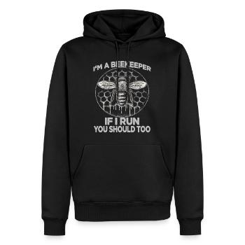 Beekeeping Supplies Beekeeper Accessories Beekeeping Bees Fan - Men’s Premium Organic Hoodie - black - Front - Nico (187cm)